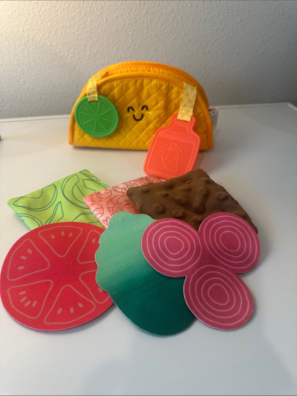 Melissa and Doug Taco and 6 toppings for insert